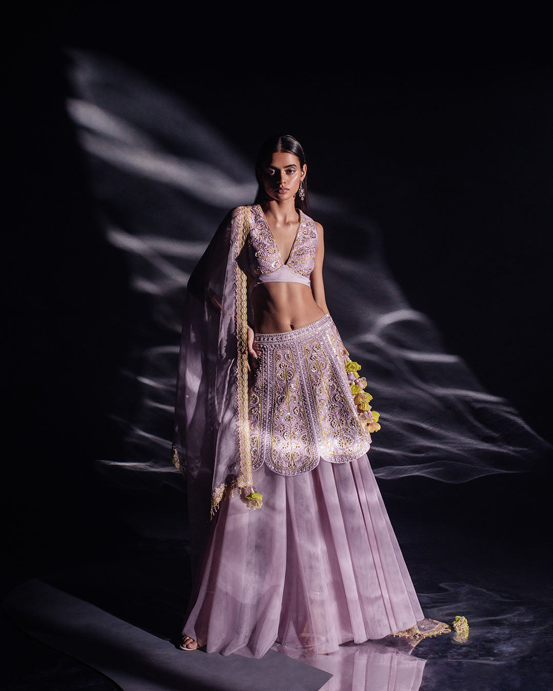 Petal Haze Bemberg Lehenga Set