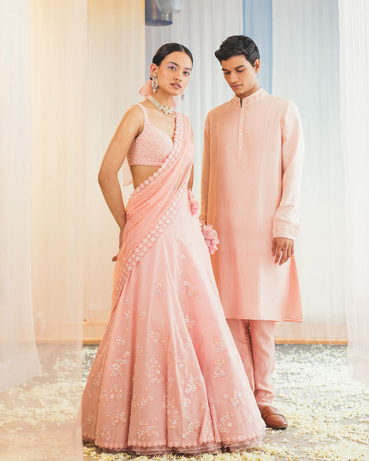 CRYSTAL ROSE  LEHENGA SET (WCLH03)