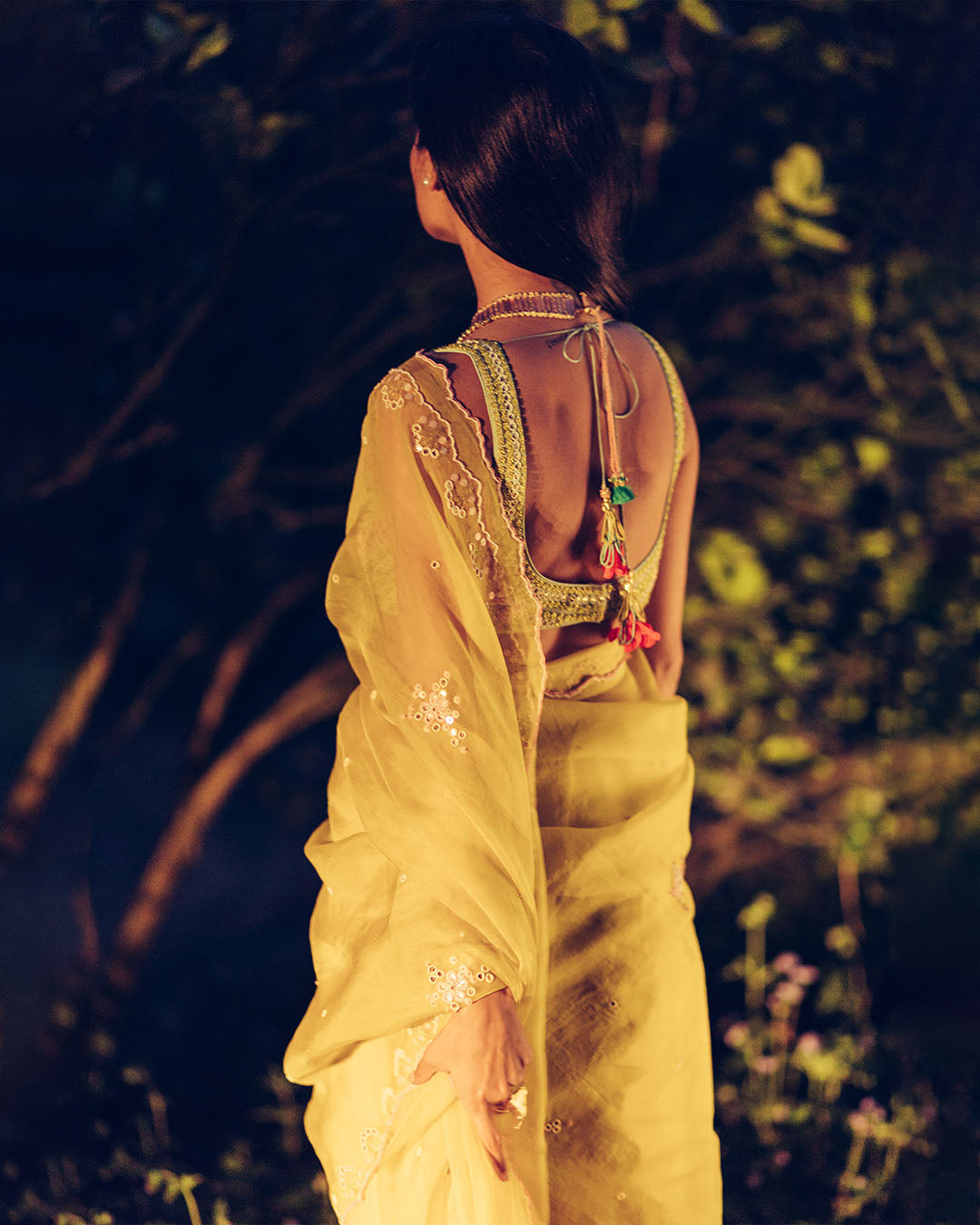 Hand Embroidered Saree (SWSR03)