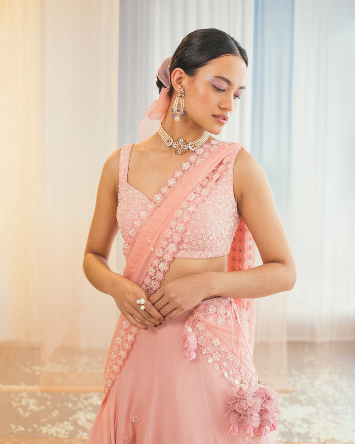 CRYSTAL ROSE  LEHENGA SET (WCLH03)