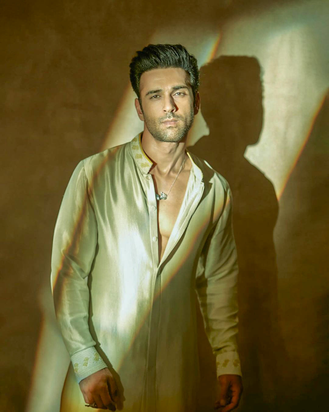 Pulkit Samrat in Ombre Silk Dupion Kurta