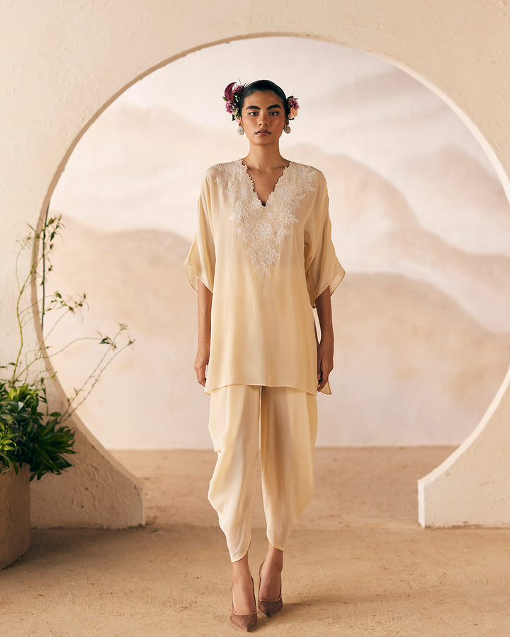 NIMU KOS JACKET & MOON CLAY DHOTI SET