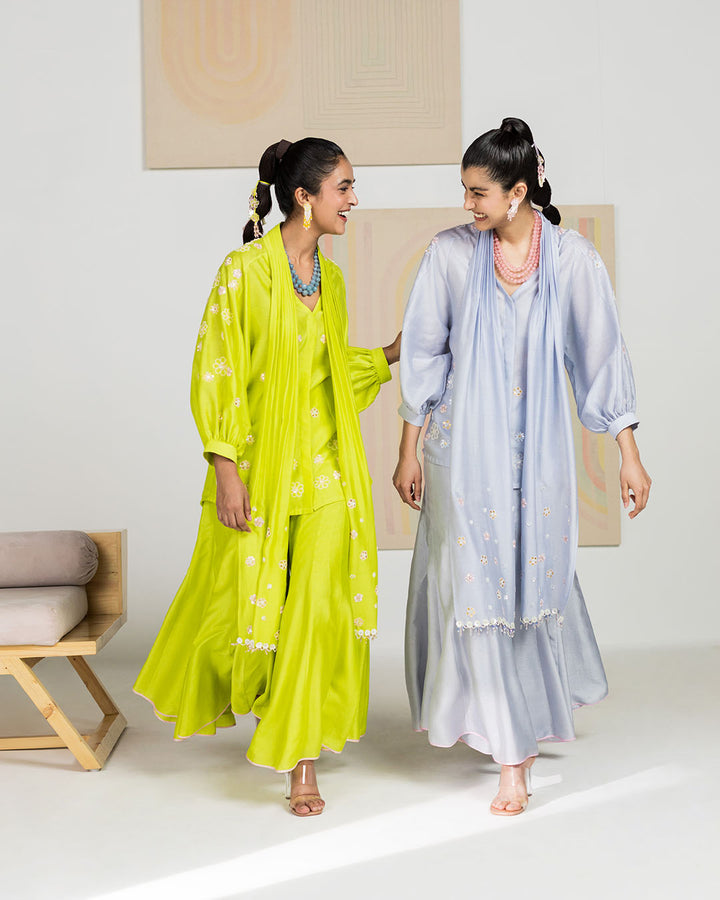 Misty Blue Tunic Set (JNPL 04)