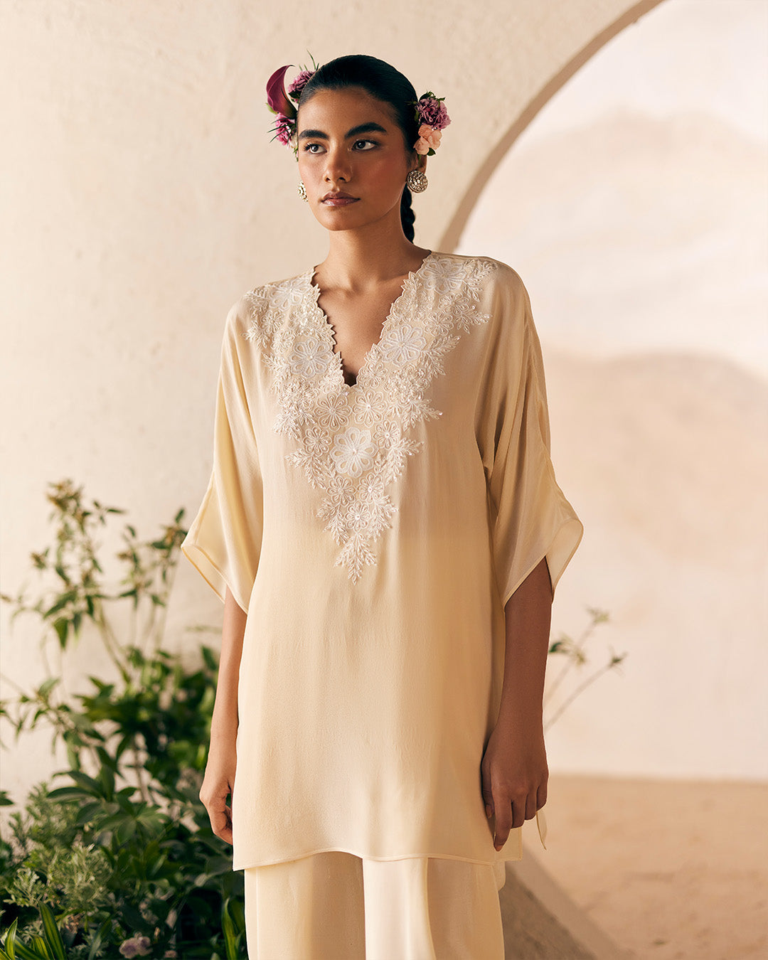 NIMU KOS JACKET & MOON CLAY DHOTI SET