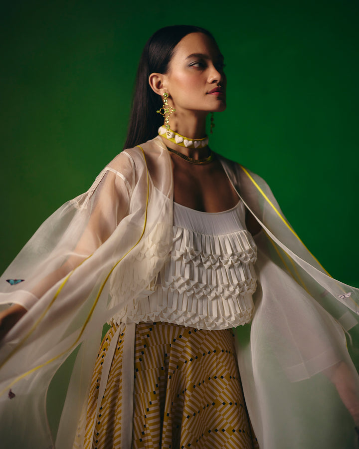 fluttering butterfly kimono Ascia top ( MZ HP 22 )