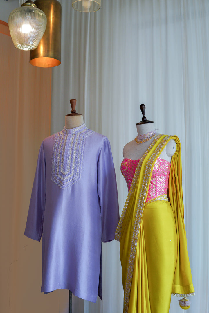 Lavender Kurta