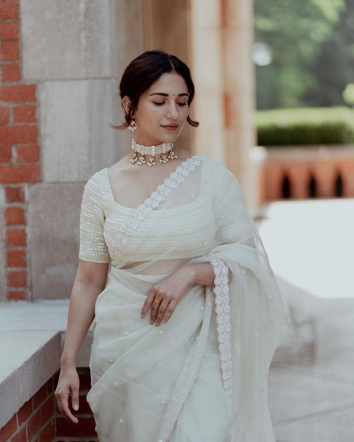 RUHANI SHARMA IN LIME SAREE