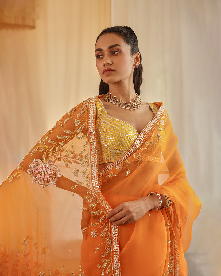 MARIGOLD SARI SET ( ZHR SR 11 )