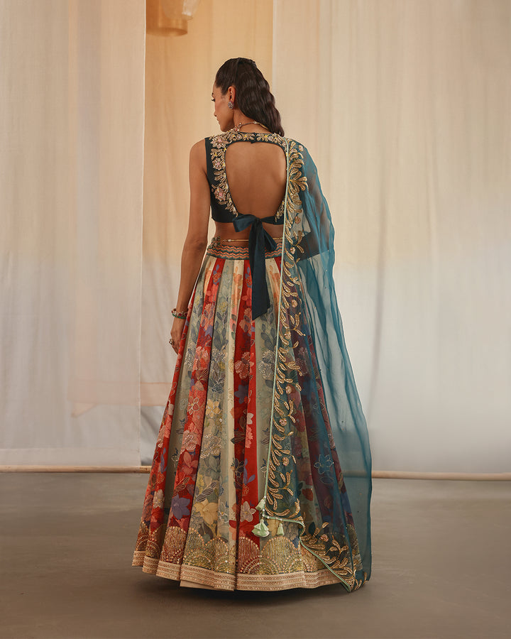 Midnight Mirage Lehenga Set ( MSP 09B )