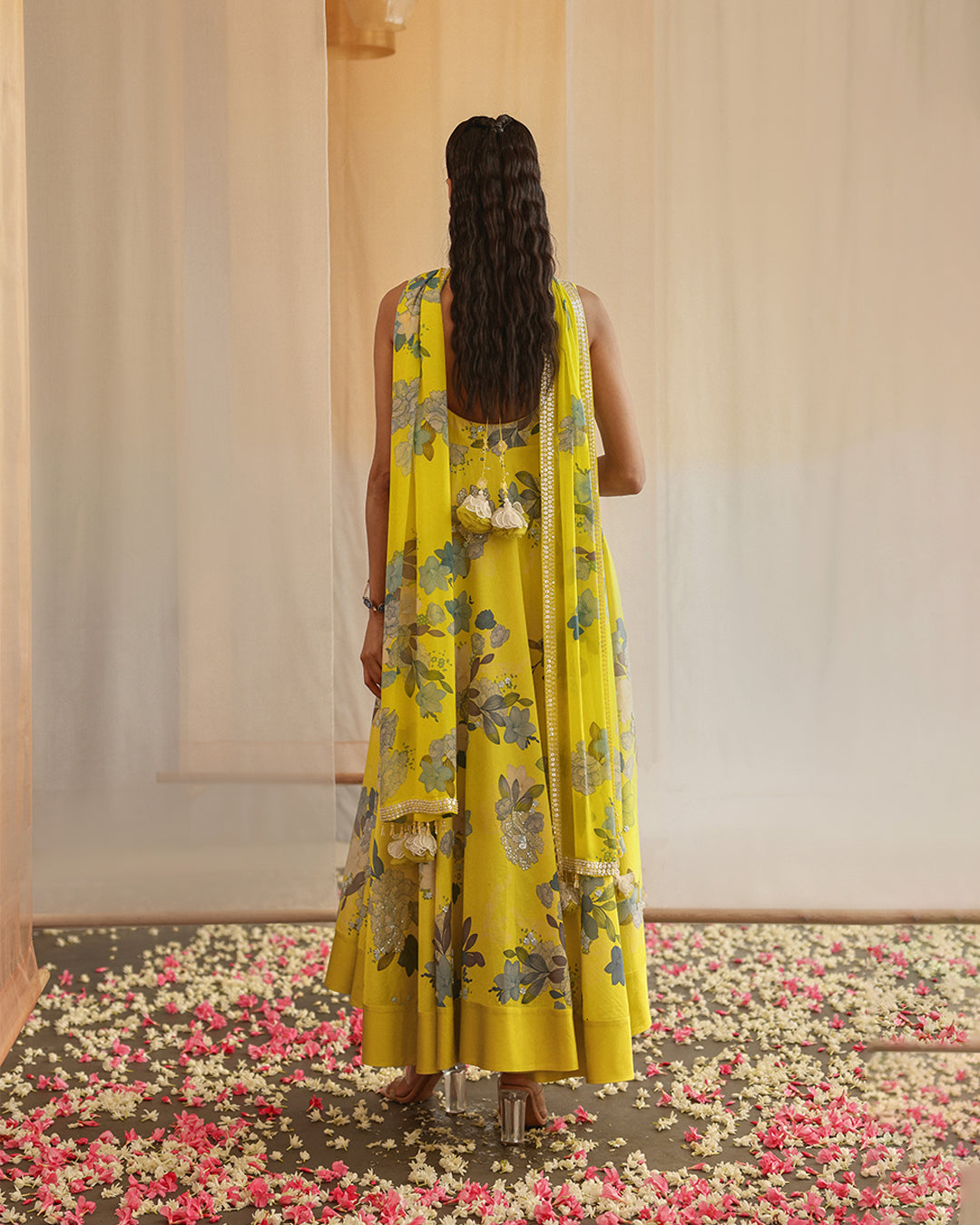 golden meadow anarkali set ( MSP 35 )