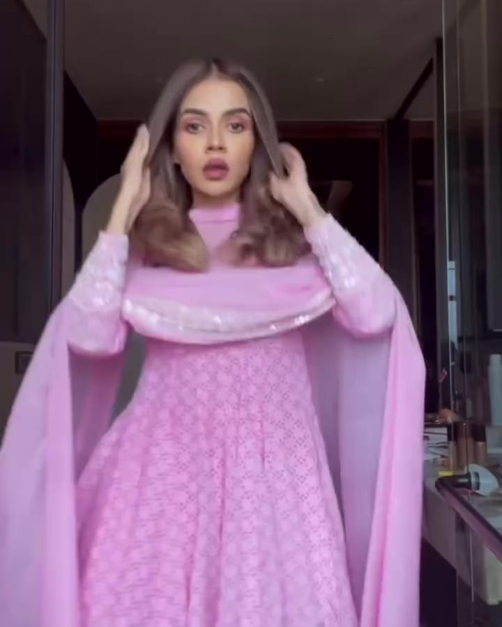 Komal Pandey in peony paradise sharara