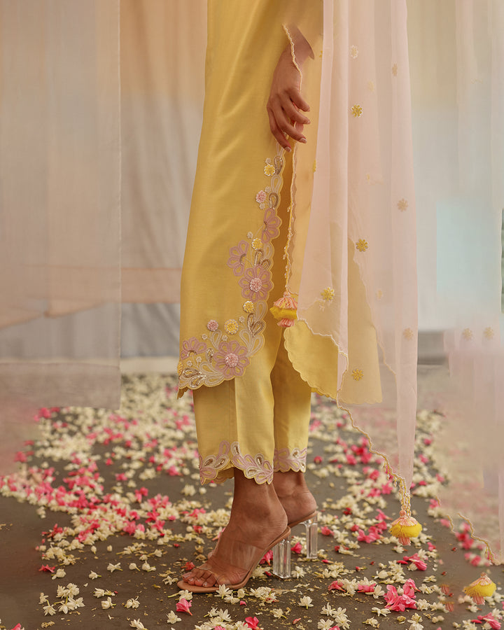 the butter cup kurta set ( zhr 13 )